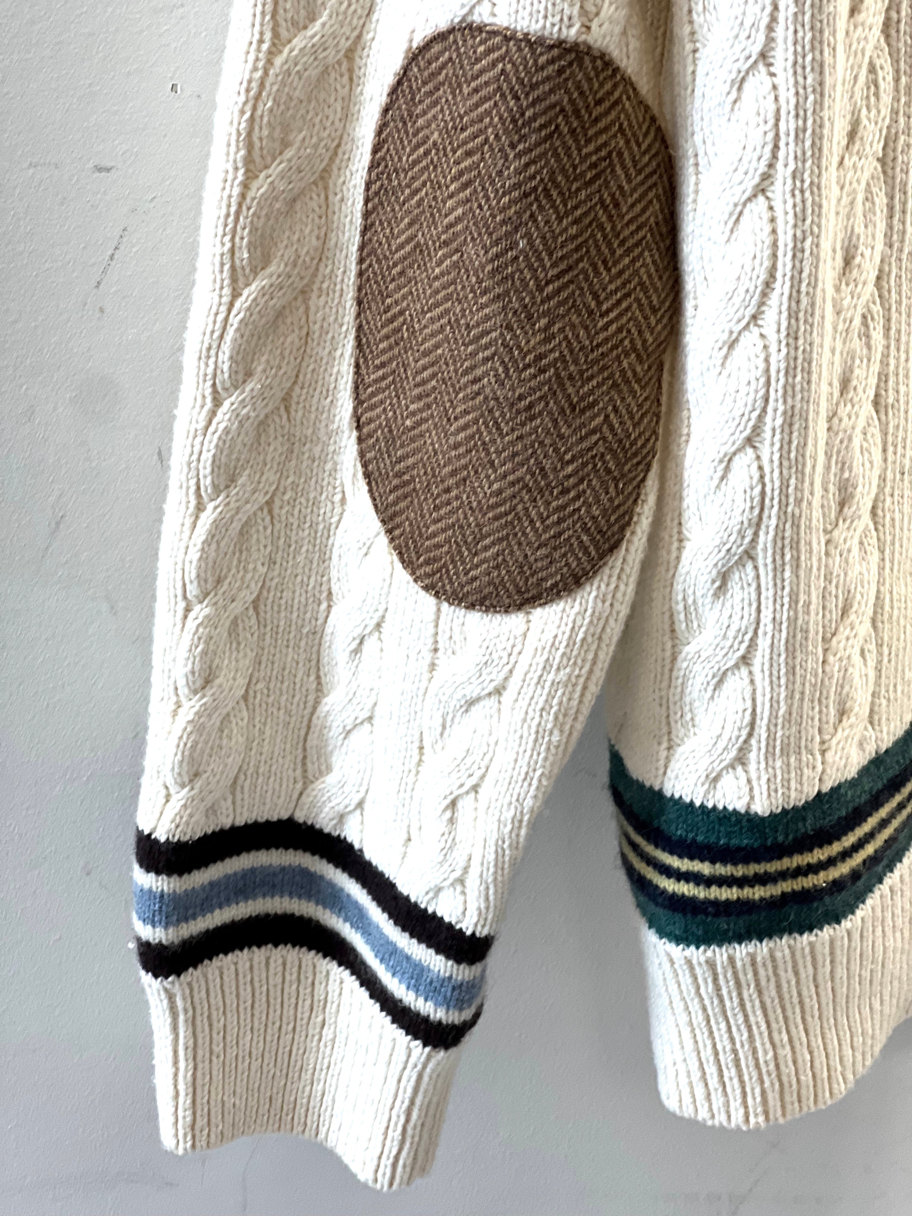 POLO RALPH LAUREN MEN'S COTTON CASHMERE CRICKET SWEATER