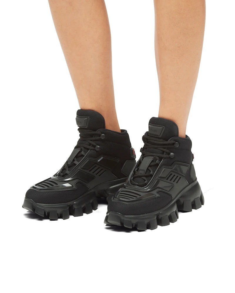 PRADA CLOUDBUST THUNDER HIGH-TOP SNEAKERS