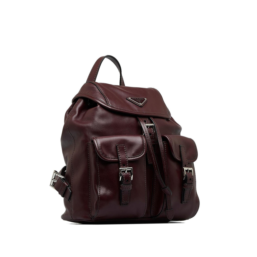 Prada Glace Calf Backpack (SHG-UmvXrX)