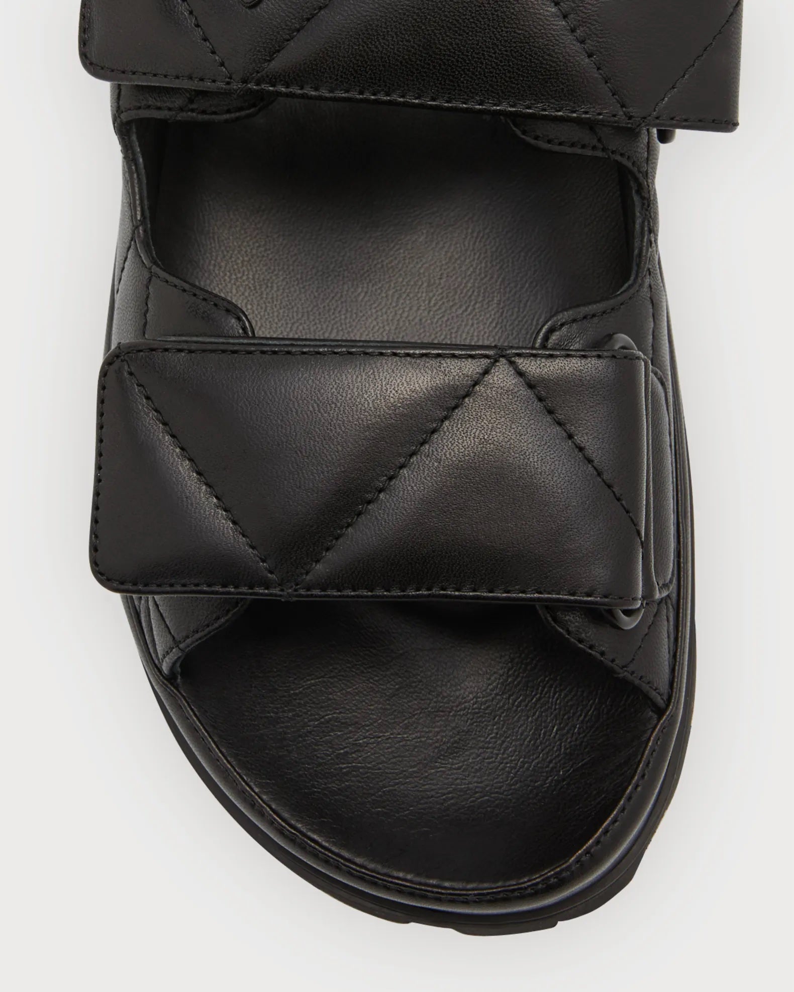 PRADA QUILTED NAPPA LEATHER SLINGBACK COMFORT SANDALS