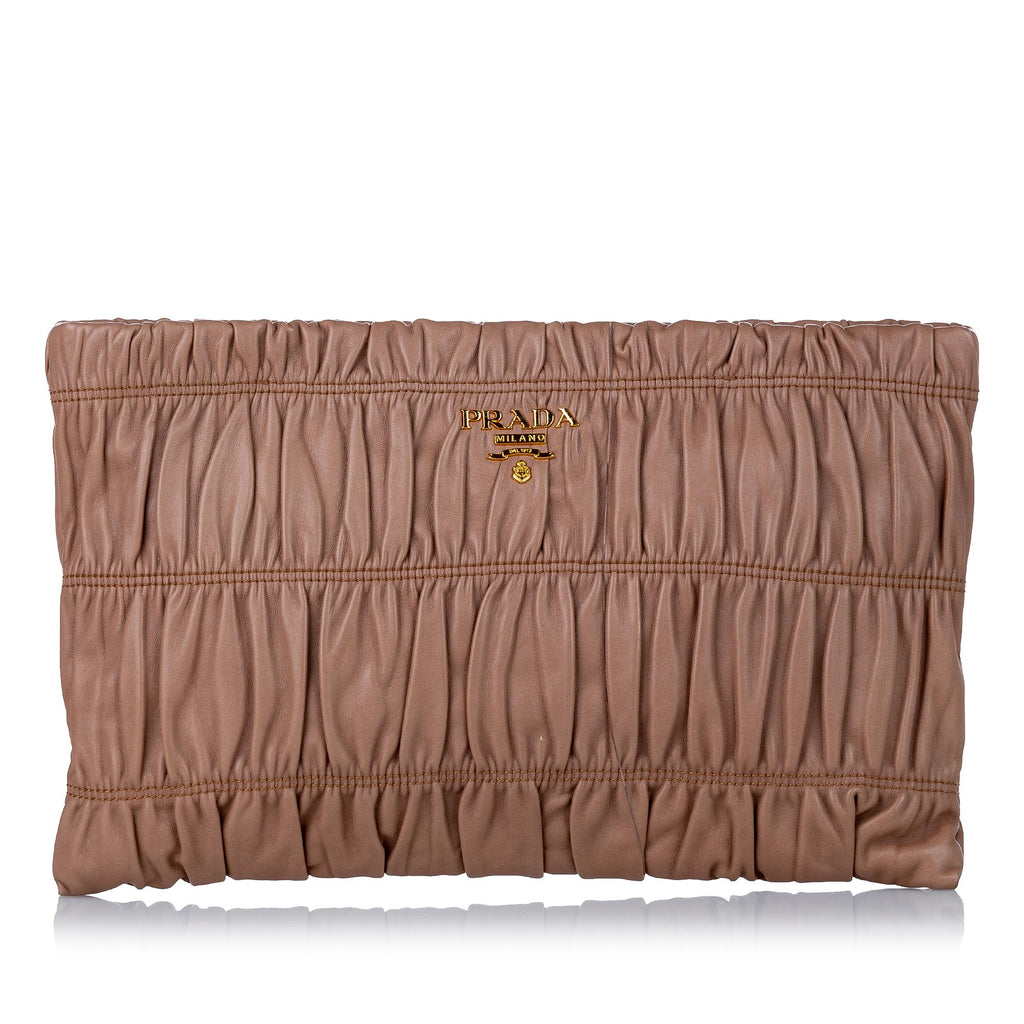 Prada Nappa Gaufre Clutch Bag (SHG-37588)