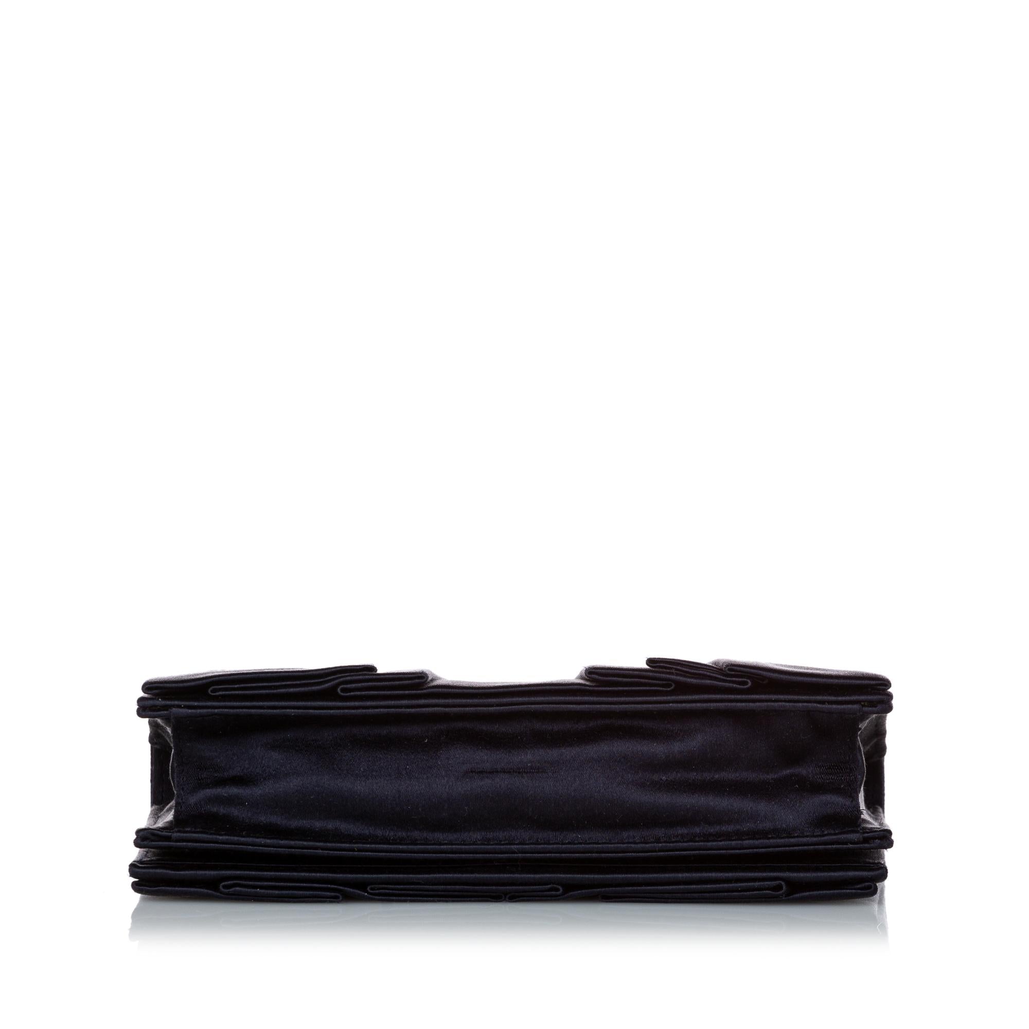 Prada Pleated Satin Clutch Bag (SHG-31019)