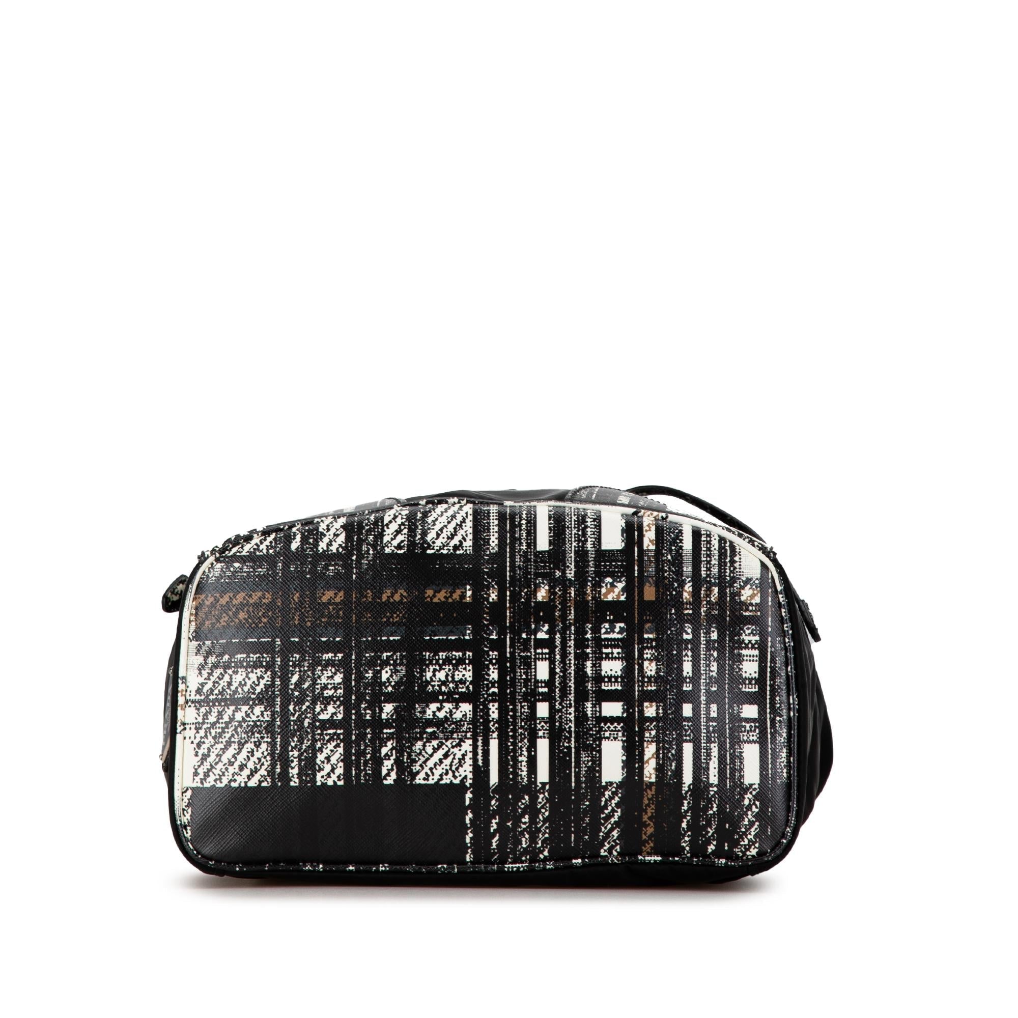 Prada Printed Saffiano Trimmed Tessuto Backpack (SHG-PIB586)