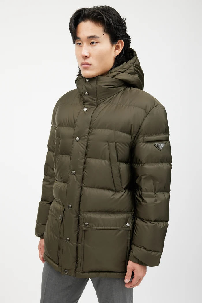 PRADA QUILTED DOWN PUFFER JACKET