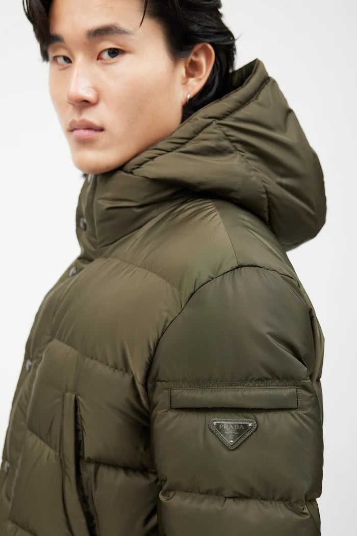 PRADA QUILTED DOWN PUFFER JACKET