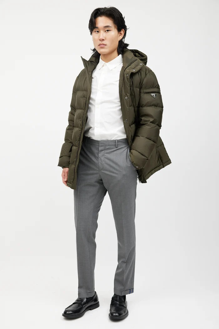 PRADA QUILTED DOWN PUFFER JACKET