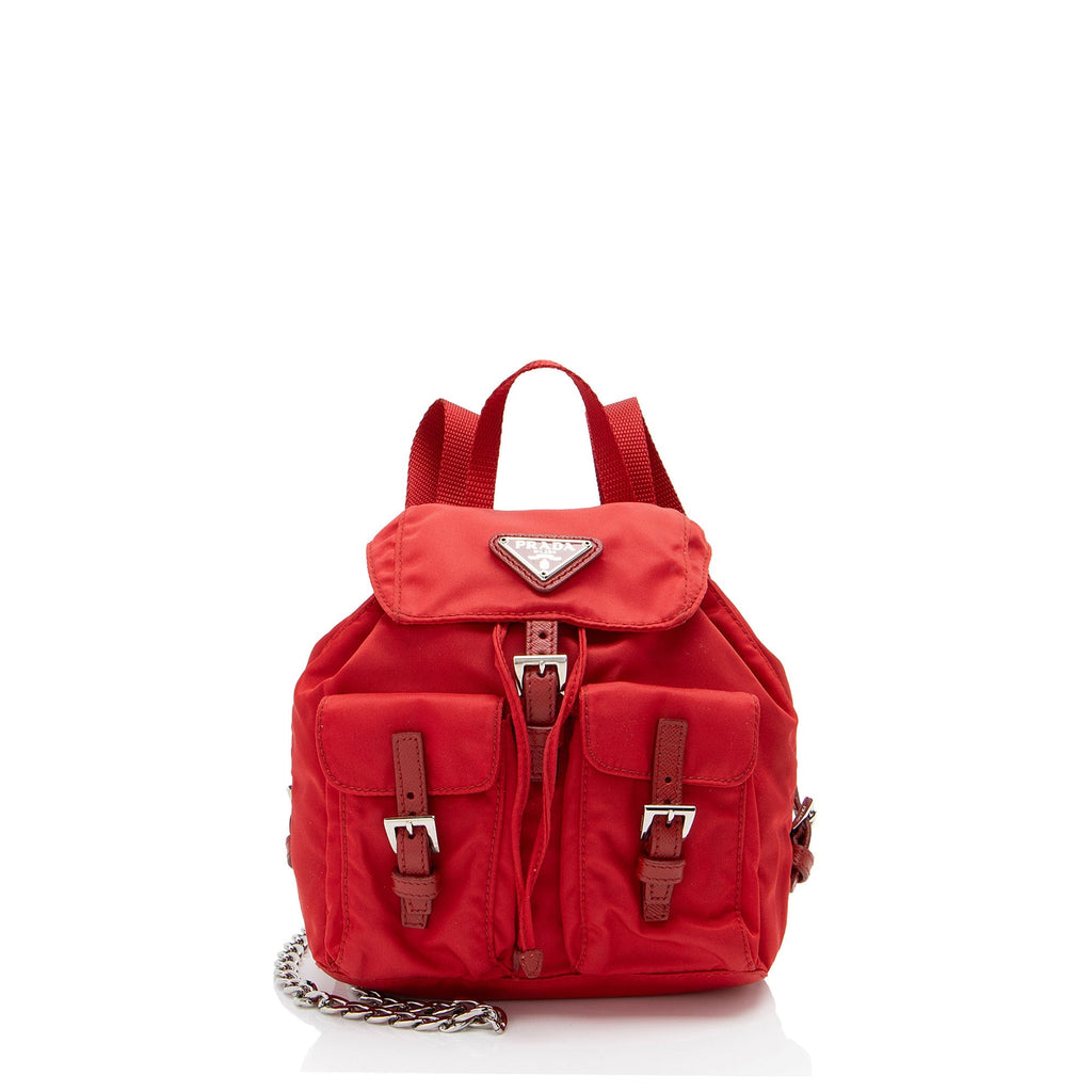 Prada Re-Nylon Double Pocket Mini Backpack (SHF-U7Psma)
