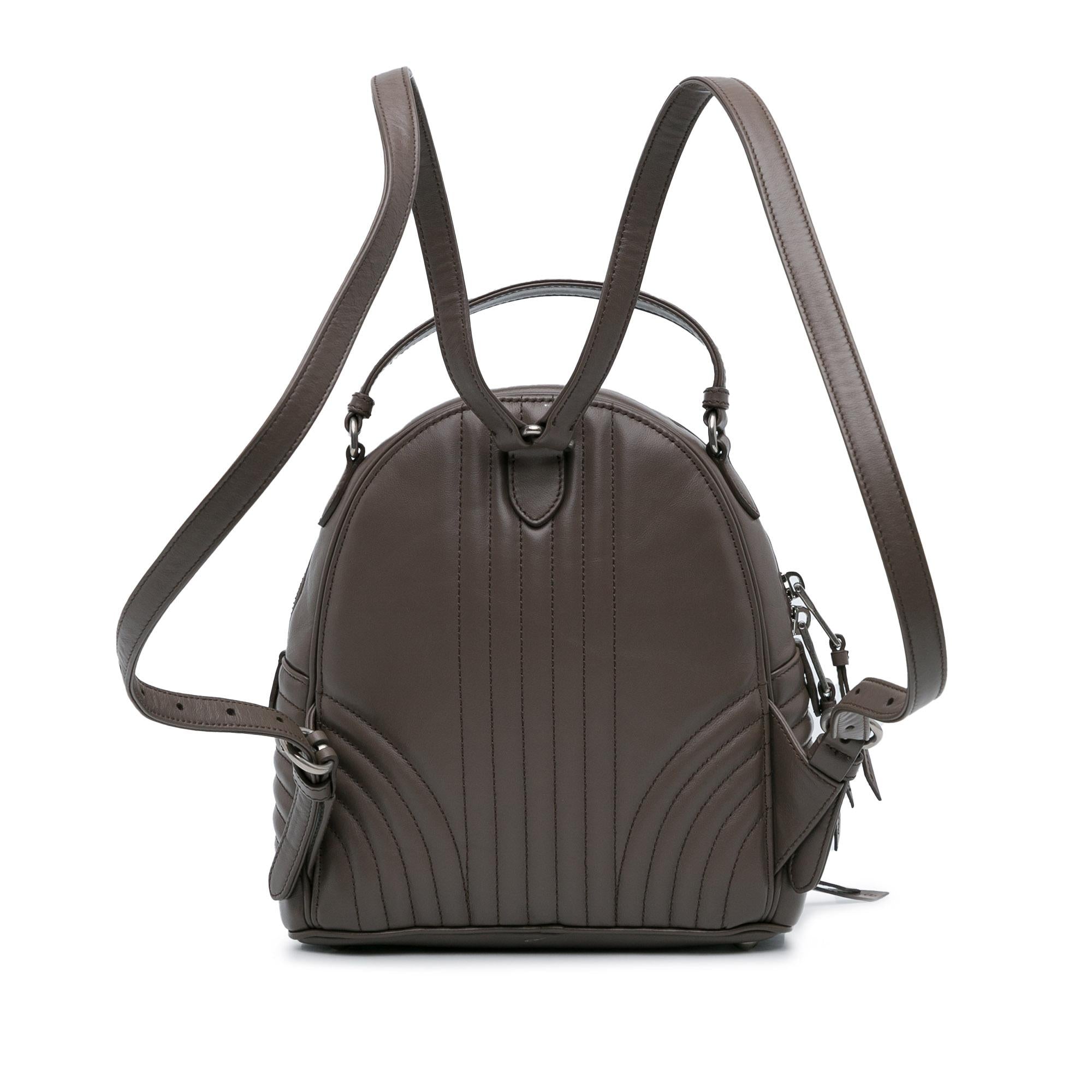 Prada Soft Calf Impunture Diagramme Backpack (SHG-LMt8Uh)