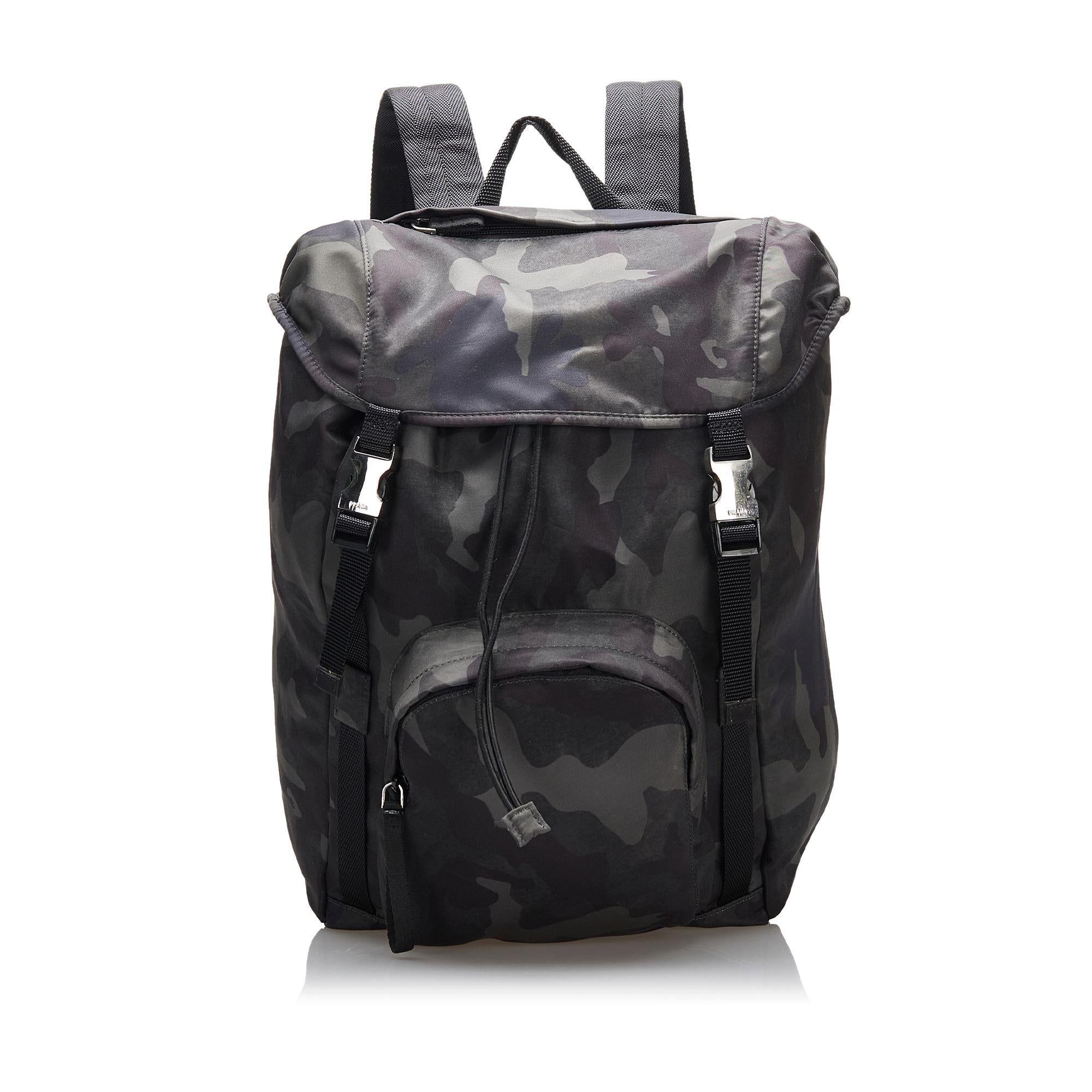 Prada Tessuto Camouflage Backpack (SHG-8LOxsE)