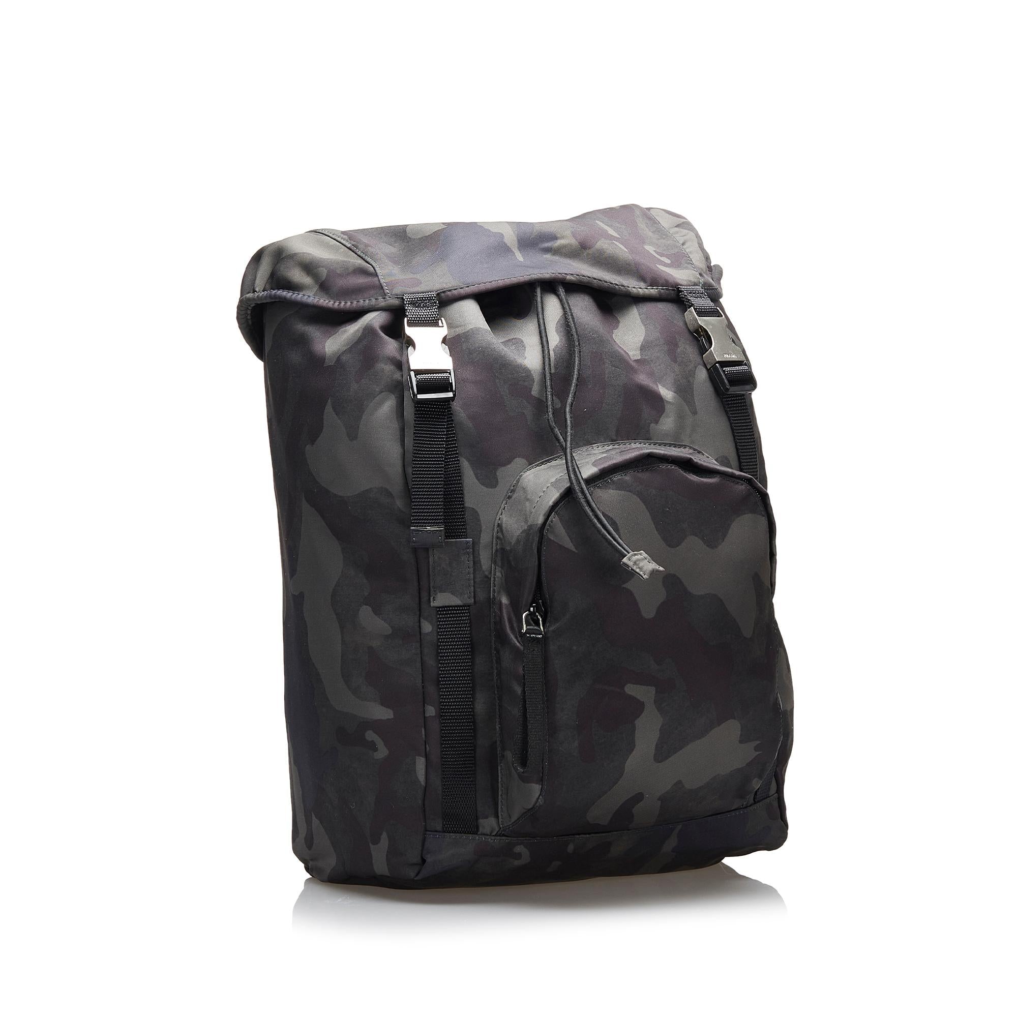 Prada Tessuto Camouflage Backpack (SHG-8LOxsE)