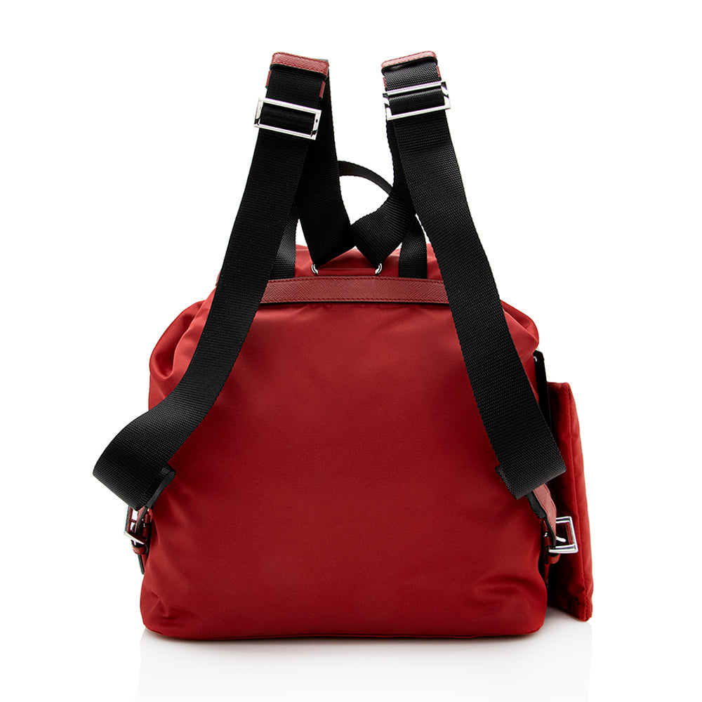 Prada Tessuto Double Pocket Medium Backpack (SHF-21564)