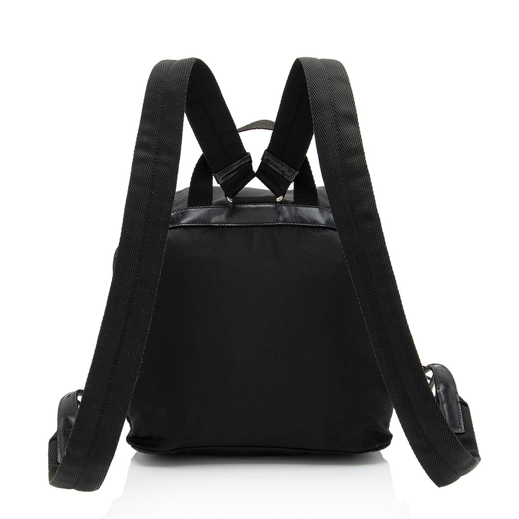 Prada Tessuto Double Pocket Medium Backpack (SHF-EHKQ1z)
