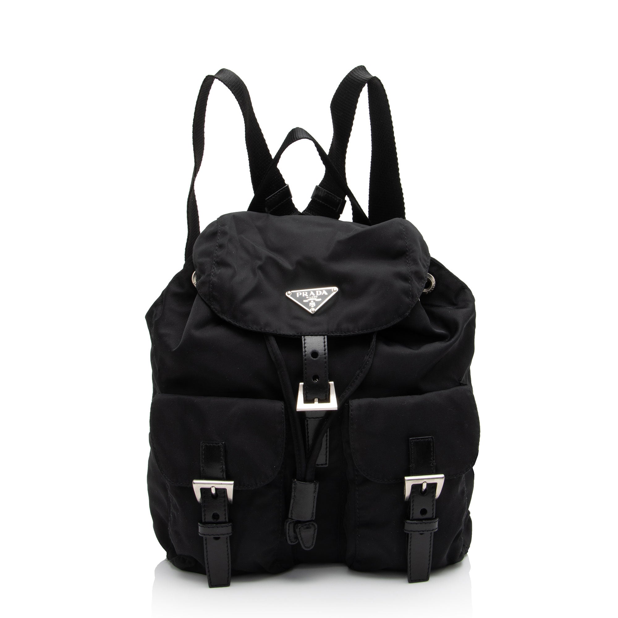 Prada Tessuto Double Pocket Small Backpack (SHF-wNk9mi)