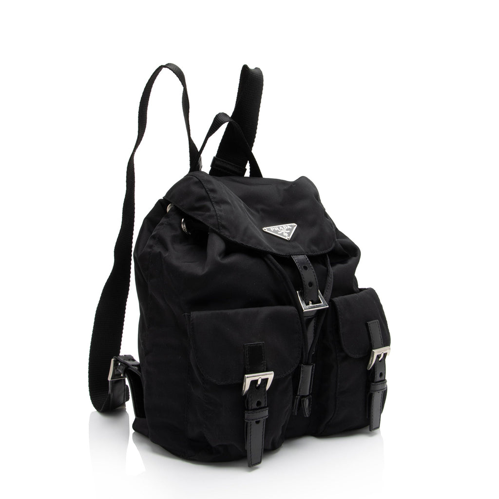 Prada Tessuto Double Pocket Small Backpack (SHF-wNk9mi)