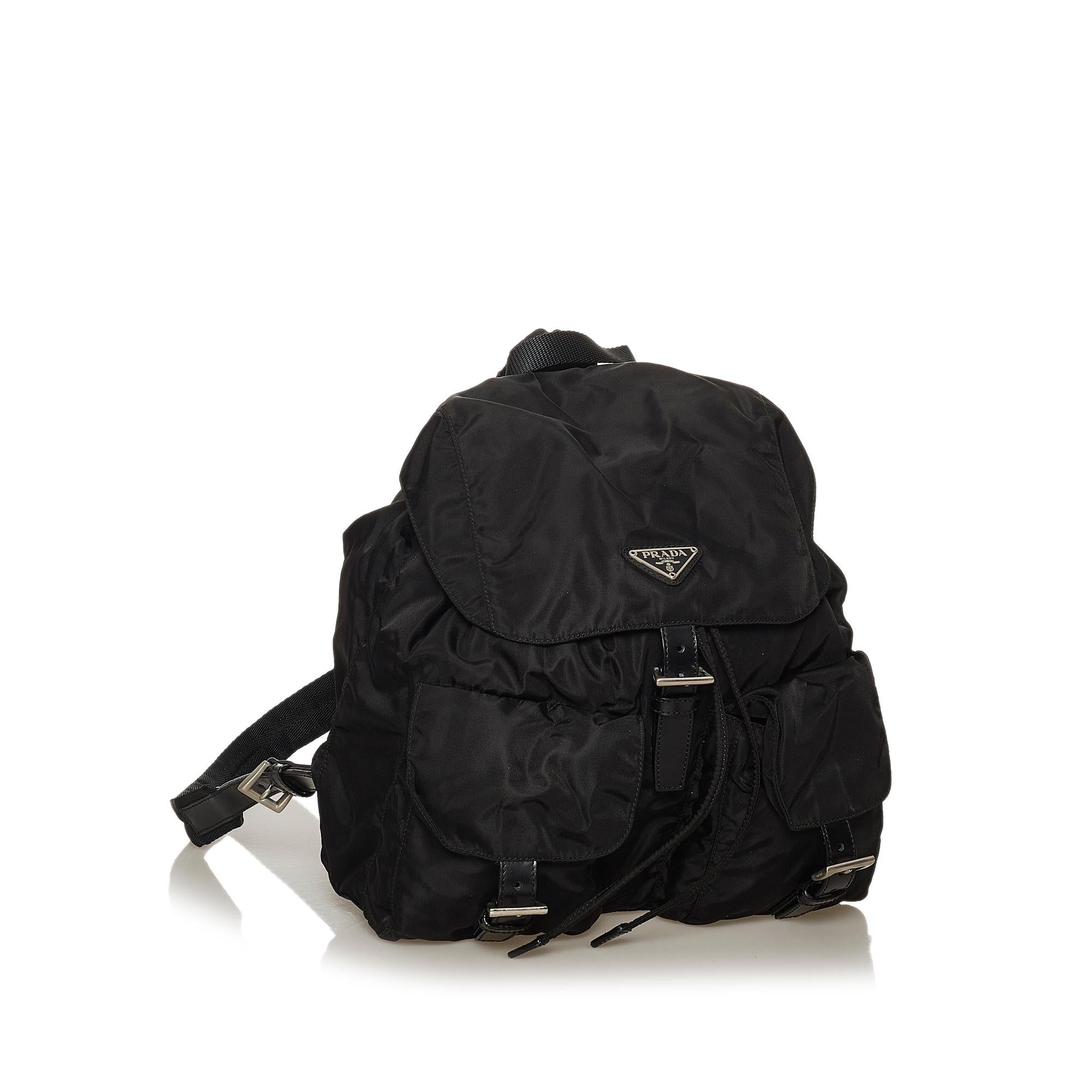 Prada Tessuto Drawstring Backpack (SHG-29265)