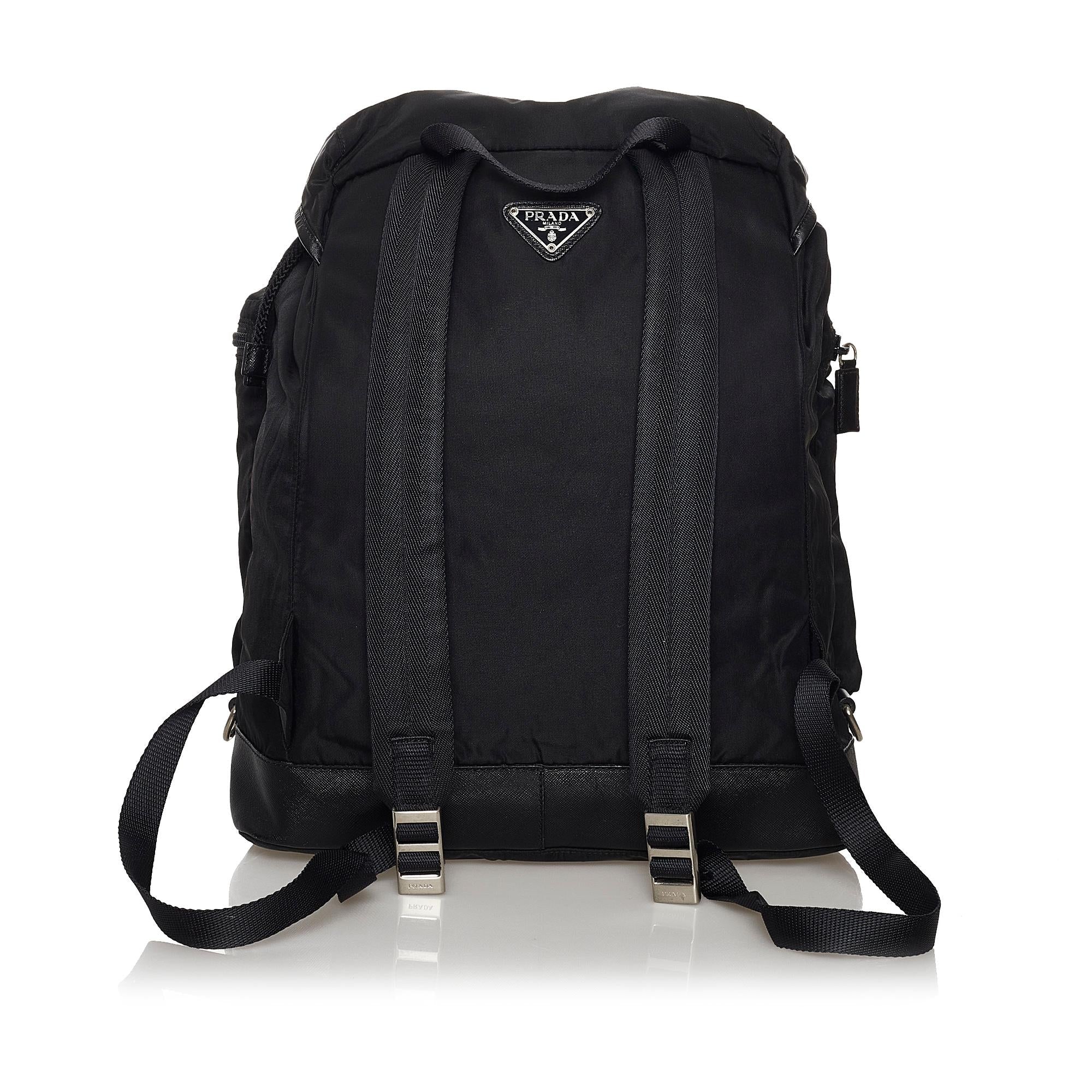 Prada Tessuto Drawstring Backpack (SHG-30296)