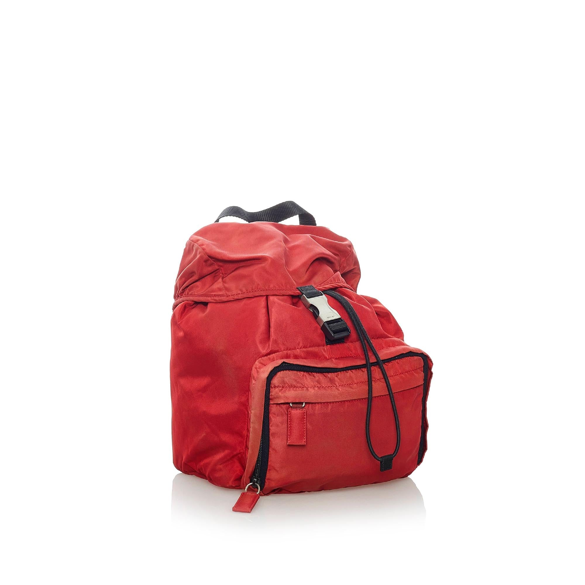 Prada Tessuto Drawstring Backpack (SHG-0PU0Zn)
