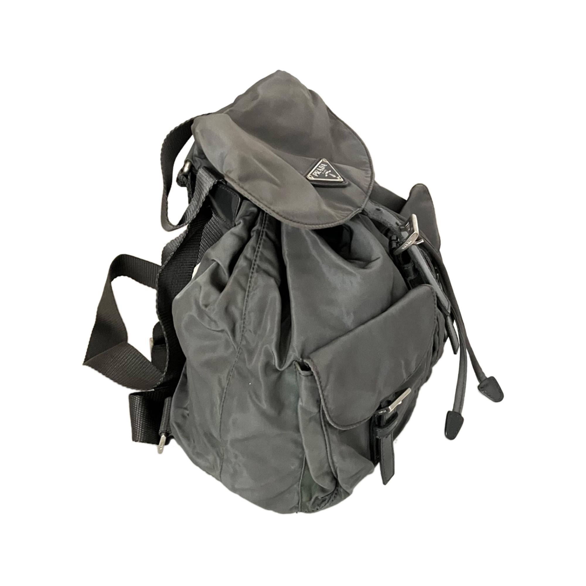 Prada Tessuto Drawstring Backpack (SHG-SCfCL3)