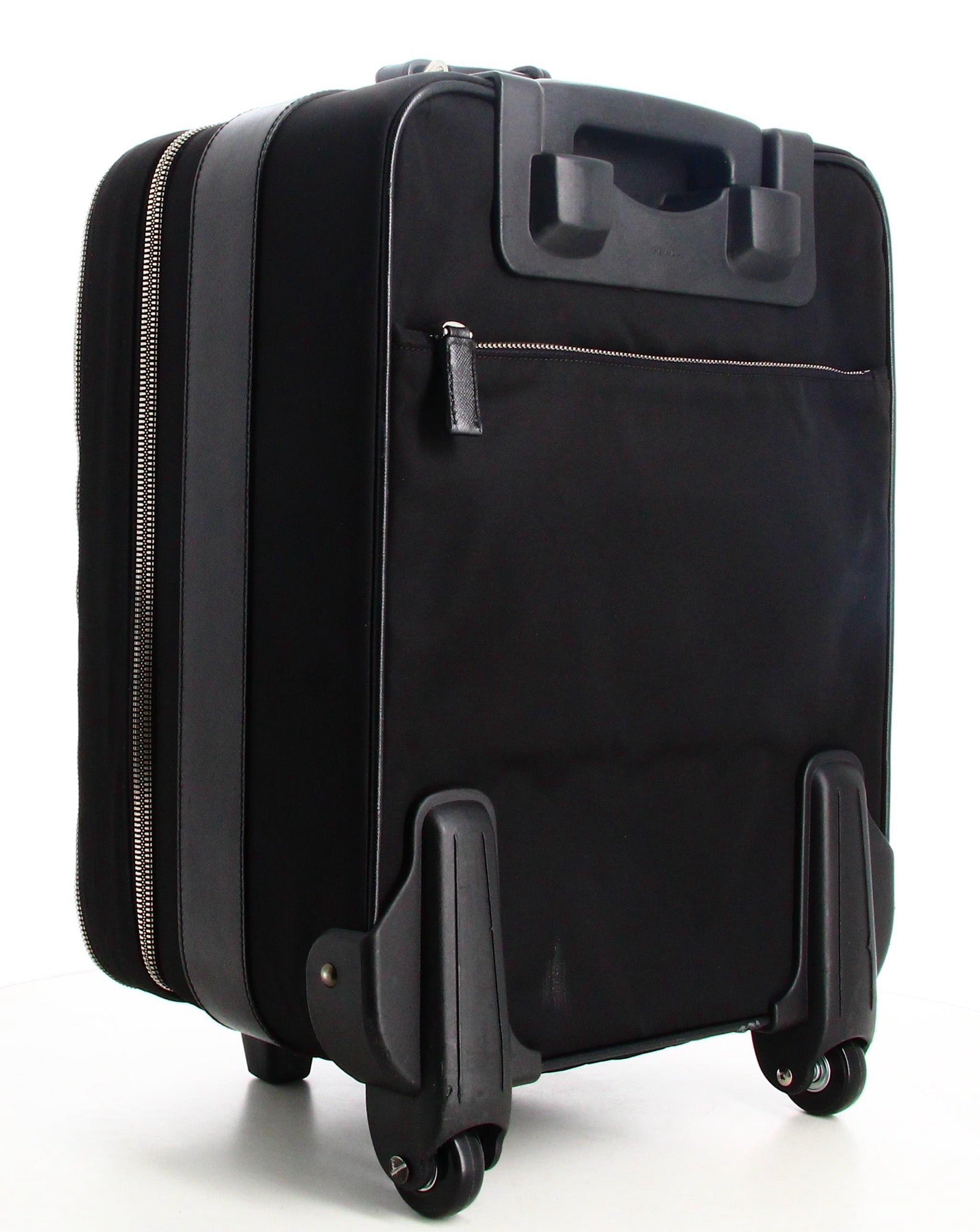PRADA TESSUTO SAFFIANO TIMMED LUGGAGE