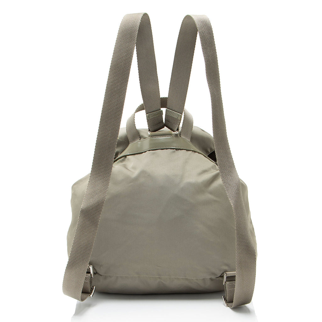 Prada Vintage Tessuto Double Pocket Small Backpack