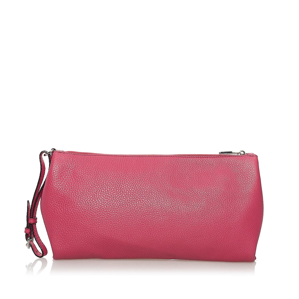 Prada Vitello Daino Clutch Bag (SHG-32199)