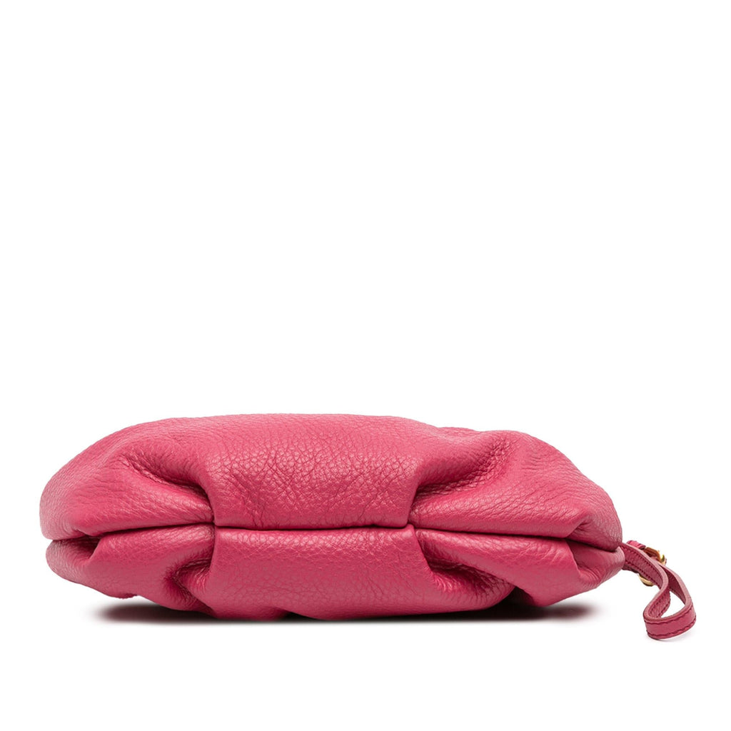 Prada Vitello Daino Wristlet Clutch
