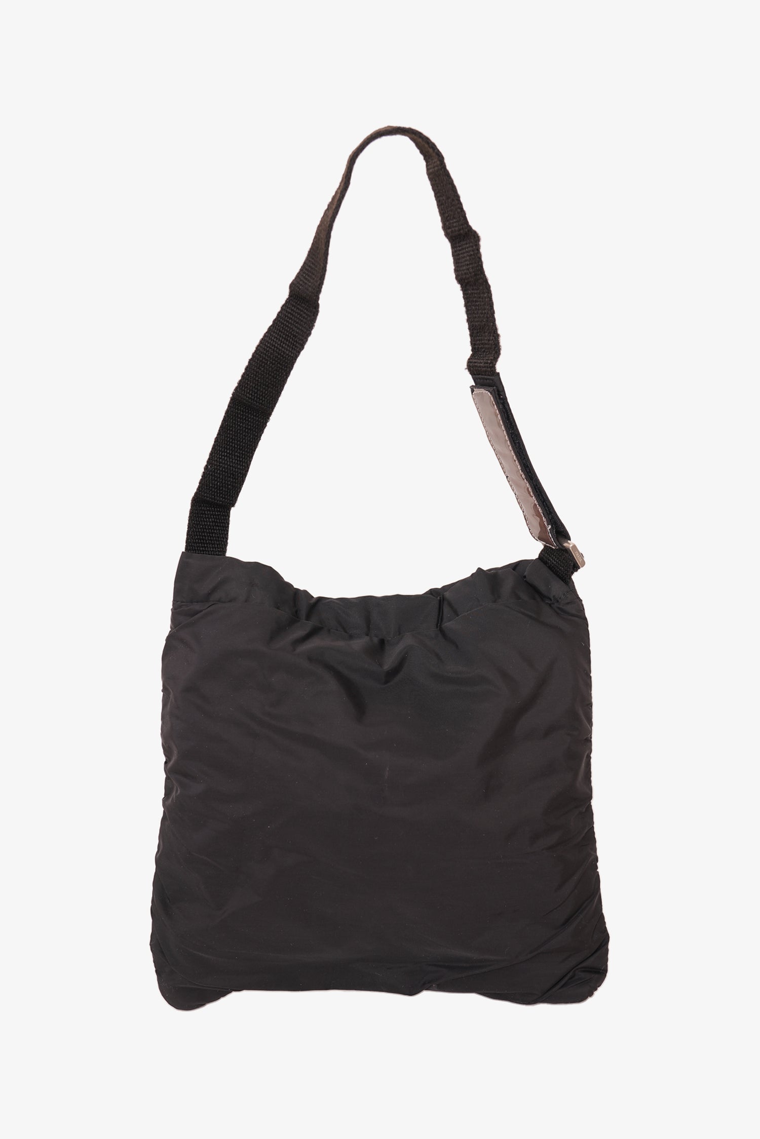 Prada 2010 Black Nylon Shoulder Bag Mini