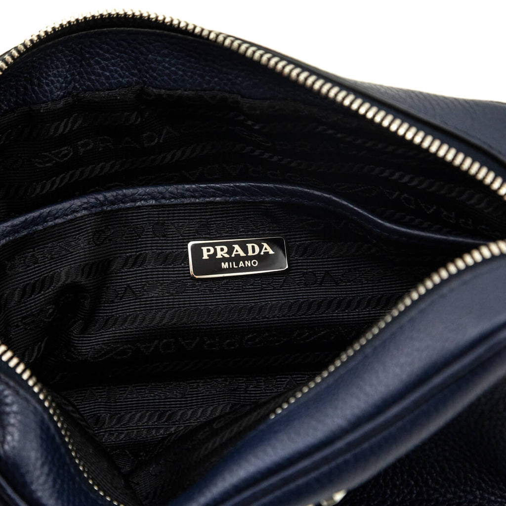 Prada Baltico Vitello Daino Crossbody Bag