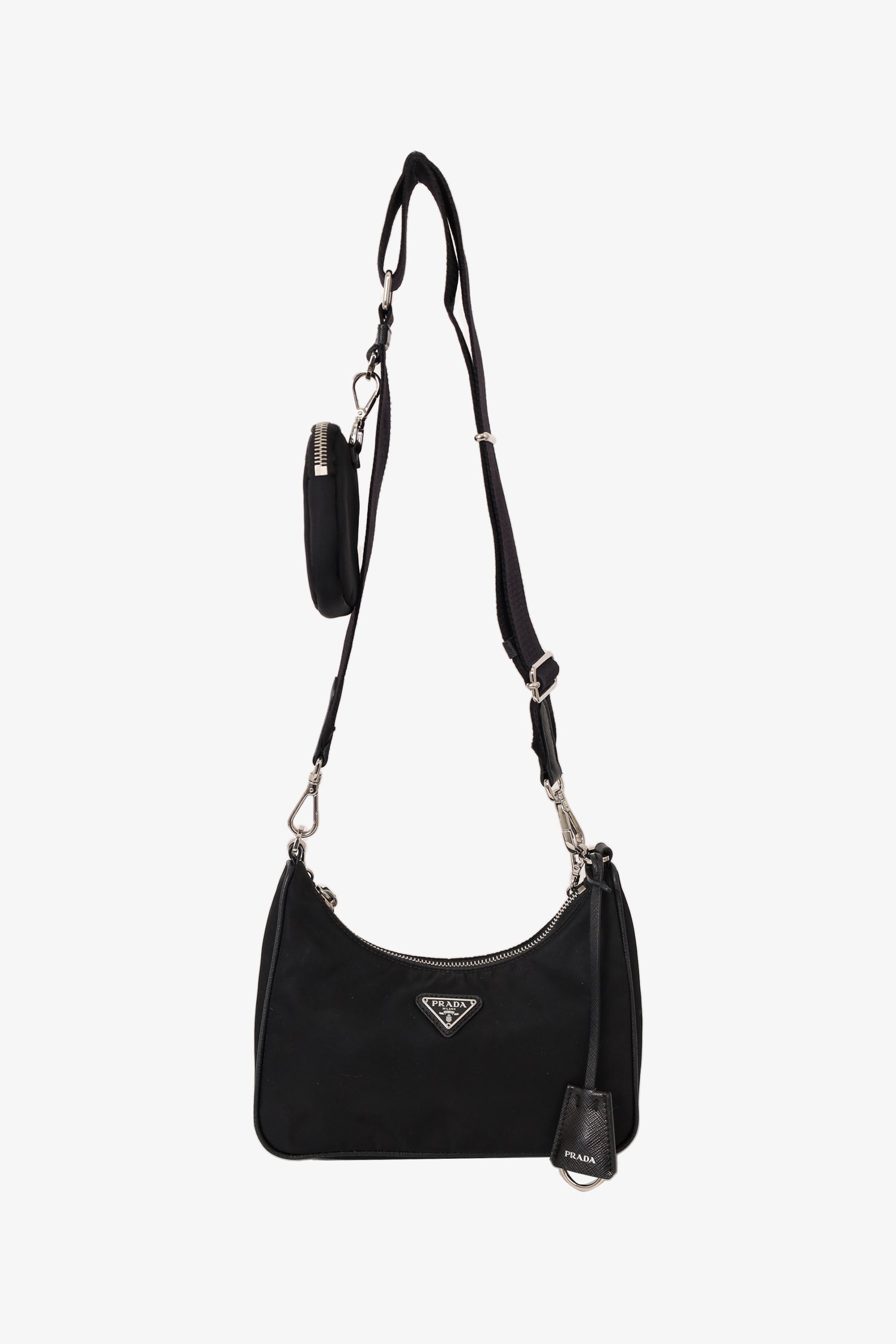 Prada Black Re-Nylon Re-Edition 2005 Crossbody Bag