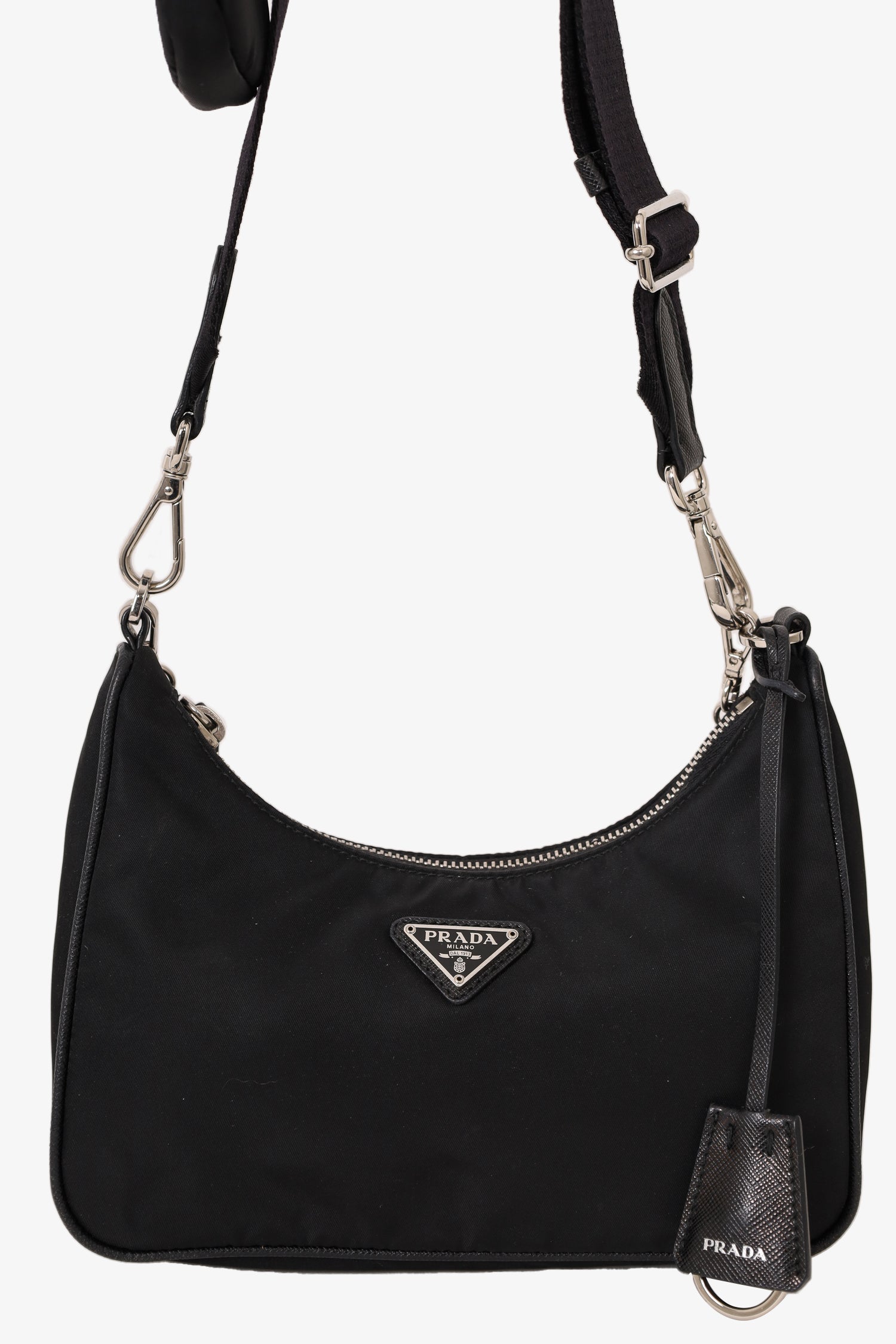 Prada Black Re-Nylon Re-Edition 2005 Crossbody Bag