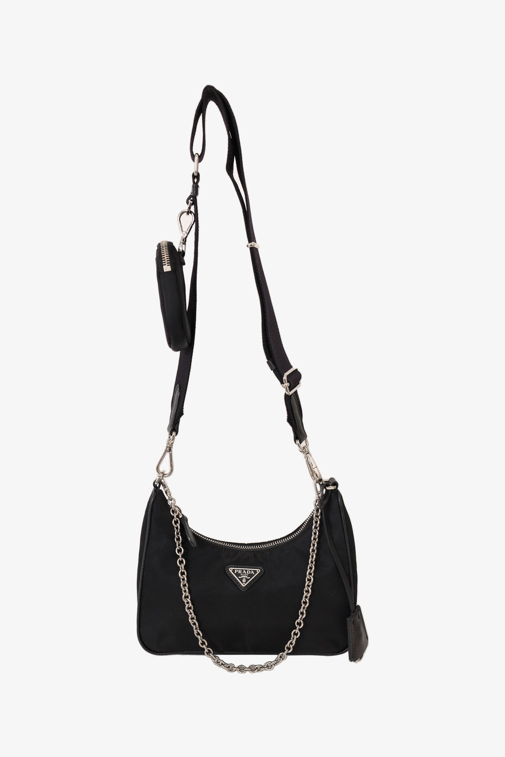 Prada Black Re-Nylon Re-Edition 2005 Crossbody Bag