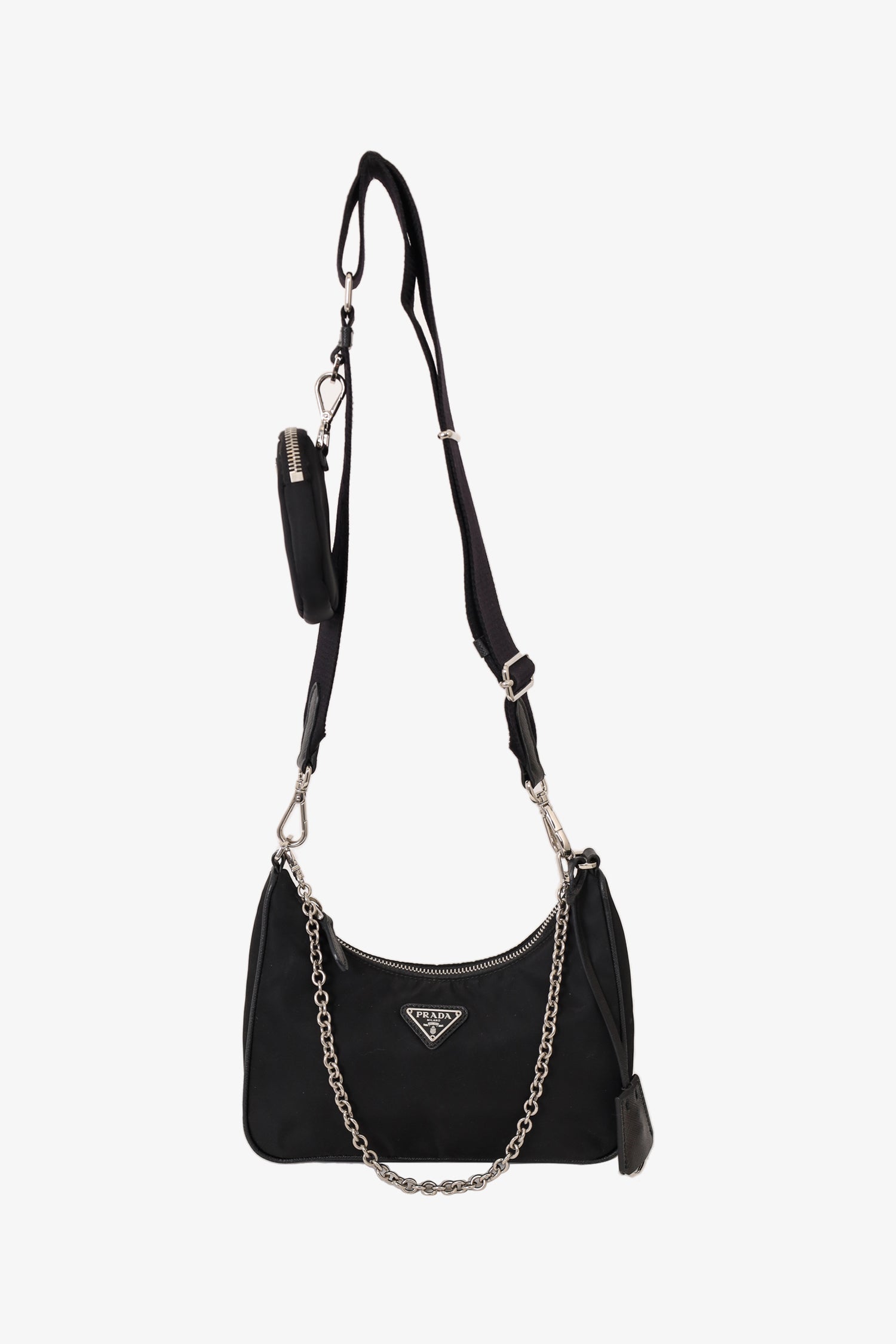 Prada Black Re-Nylon Re-Edition 2005 Crossbody Bag