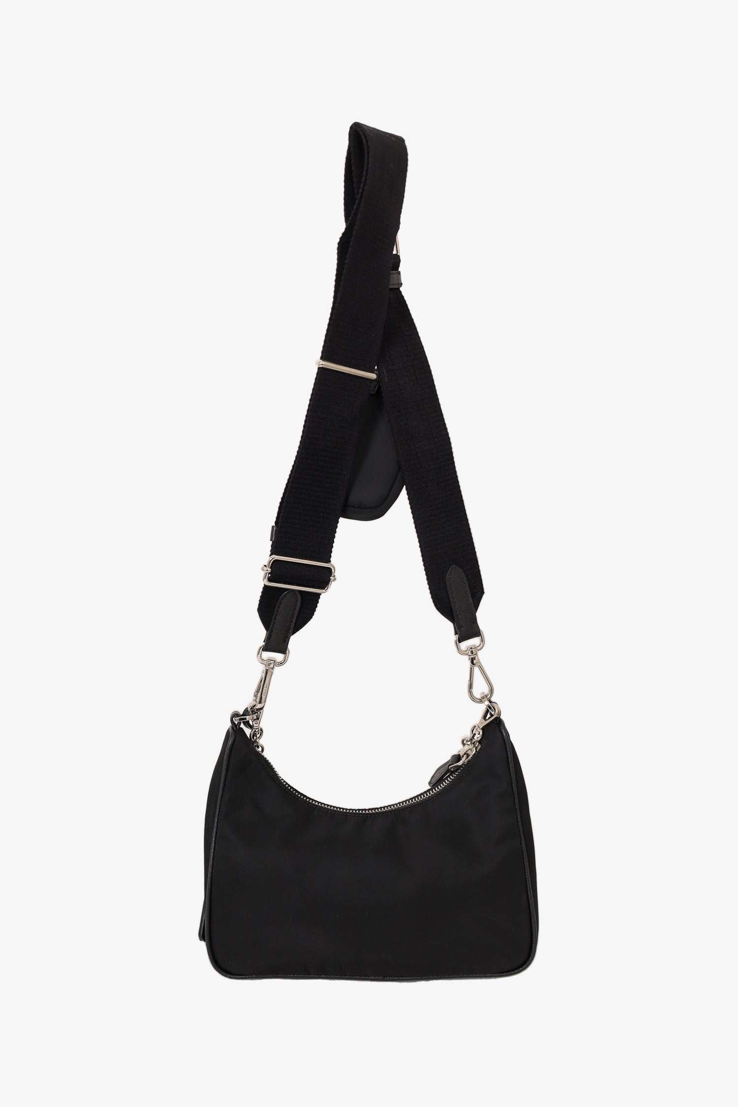 Prada Black Re-Nylon Re-Edition 2005 Crossbody Bag