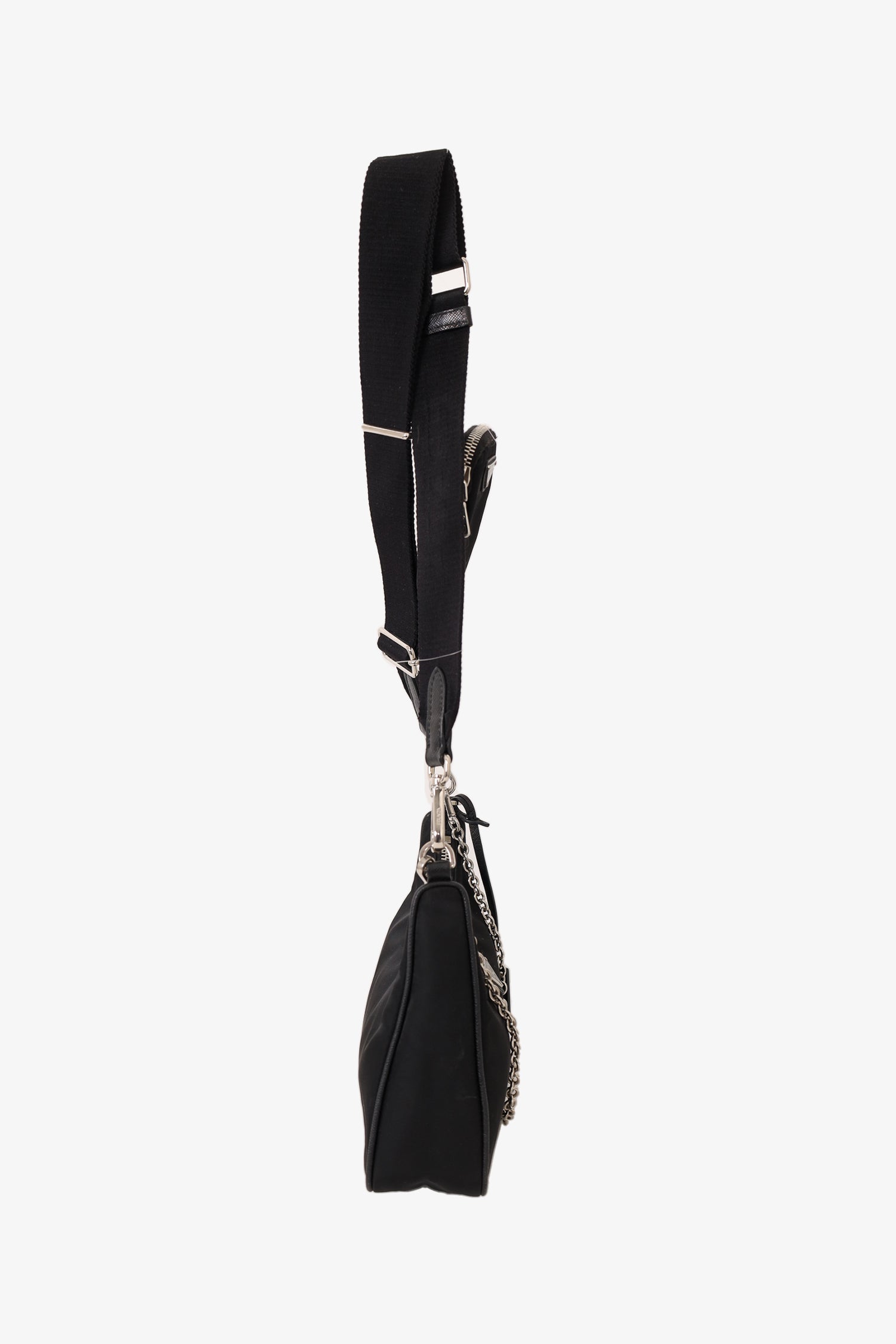 Prada Black Re-Nylon Re-Edition 2005 Crossbody Bag