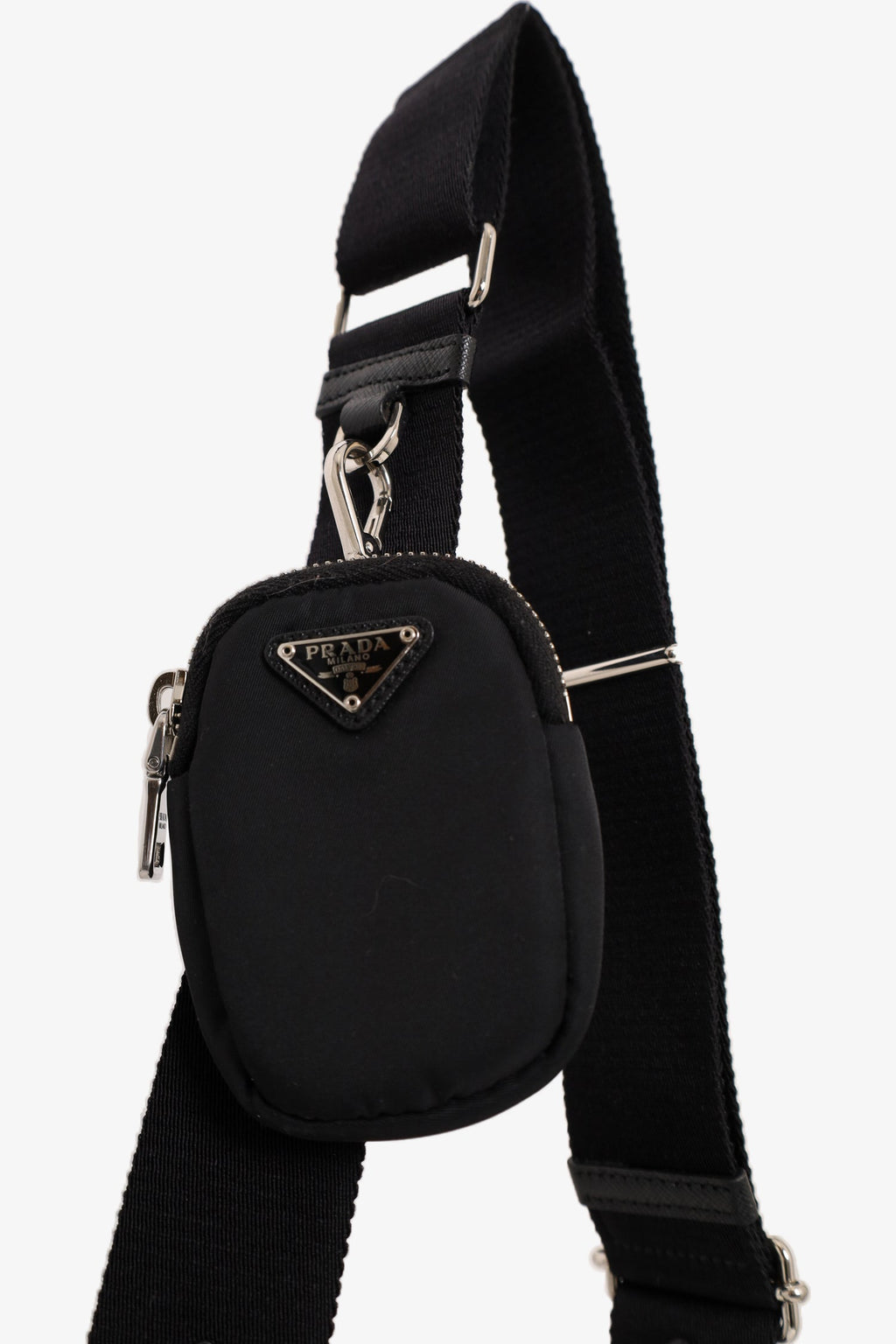 Prada Black Re-Nylon Re-Edition 2005 Crossbody Bag