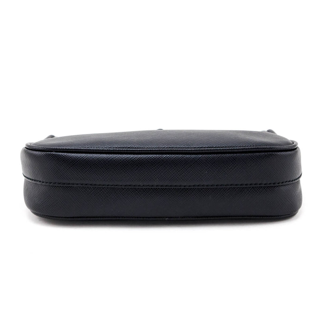 Prada Black Saffiano Lux Mini Shoulder Bag