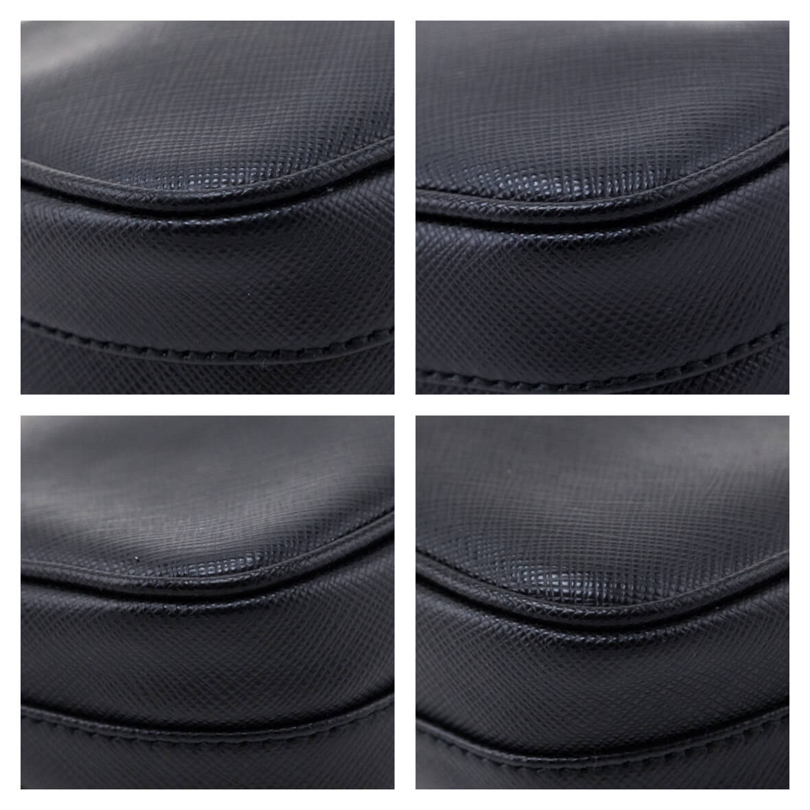 Prada Black Saffiano Lux Mini Shoulder Bag