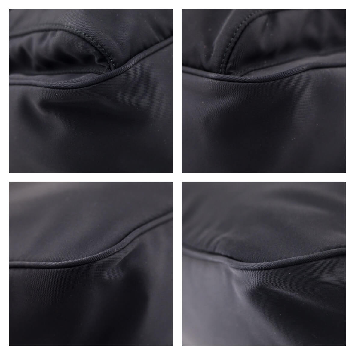 Prada Black Tessuto Nylon Double Buckle Small Messenger Bag