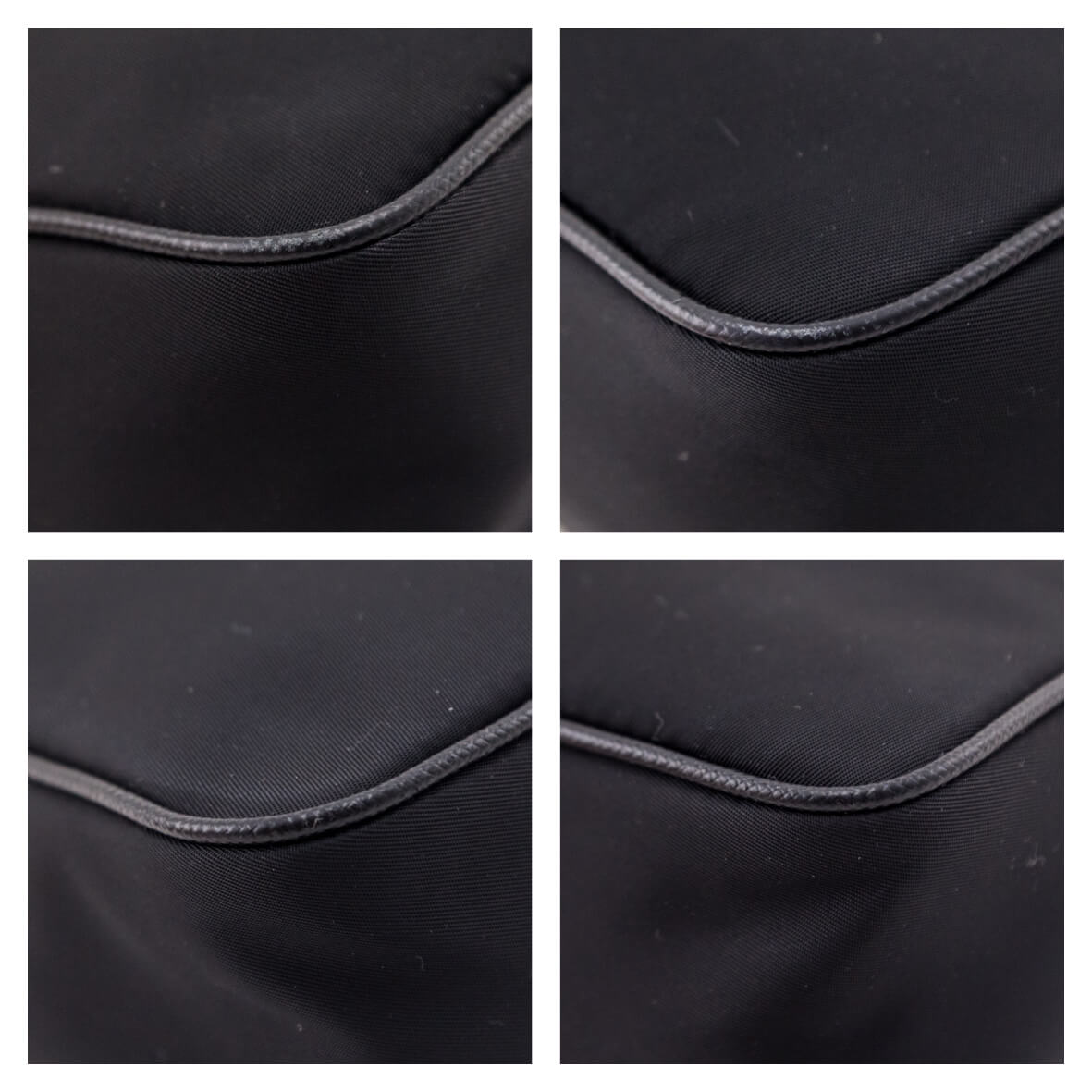 Prada Black Tessuto Nylon Saffiano Mini Re-Edition 2005 Bag