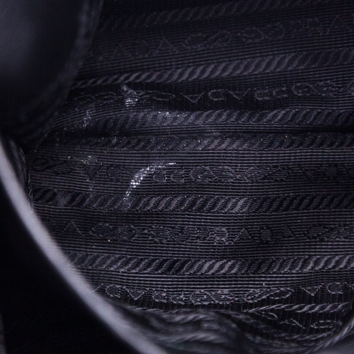 Prada Black Vitello Daino Hobo