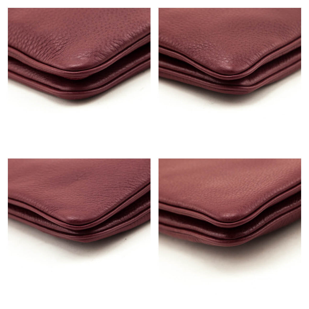 Prada Cerise Vitello Phenix Double Zip Crossbody Bag