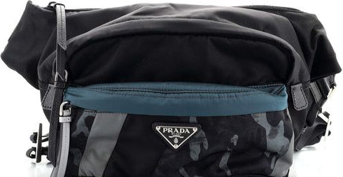 Prada Convertible Pocket Belt Bag Tessuto