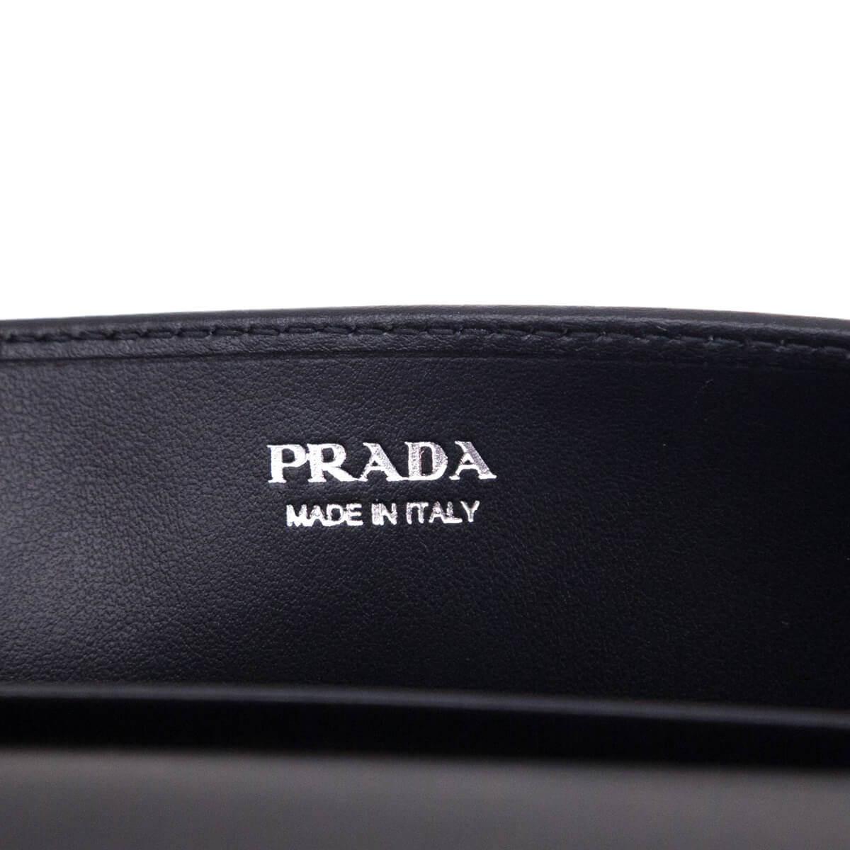 Prada Crystal Mini Wallet Chain