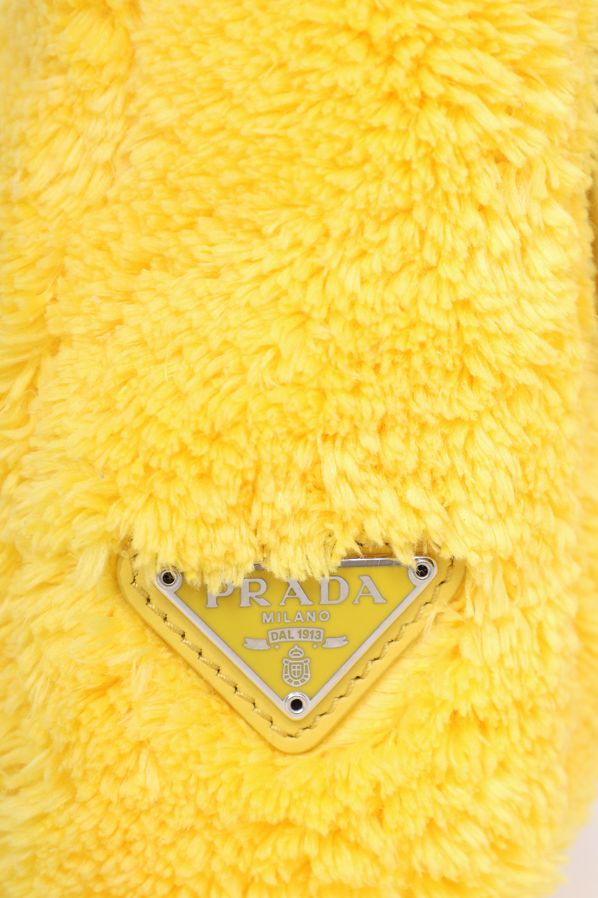 Prada Yellow Terry Re-edition 2000 Shoulder Bag