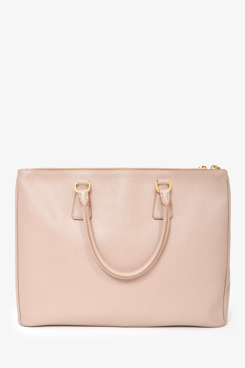 Prada Tan Saffiano Leather Large Galleria Tote Bag