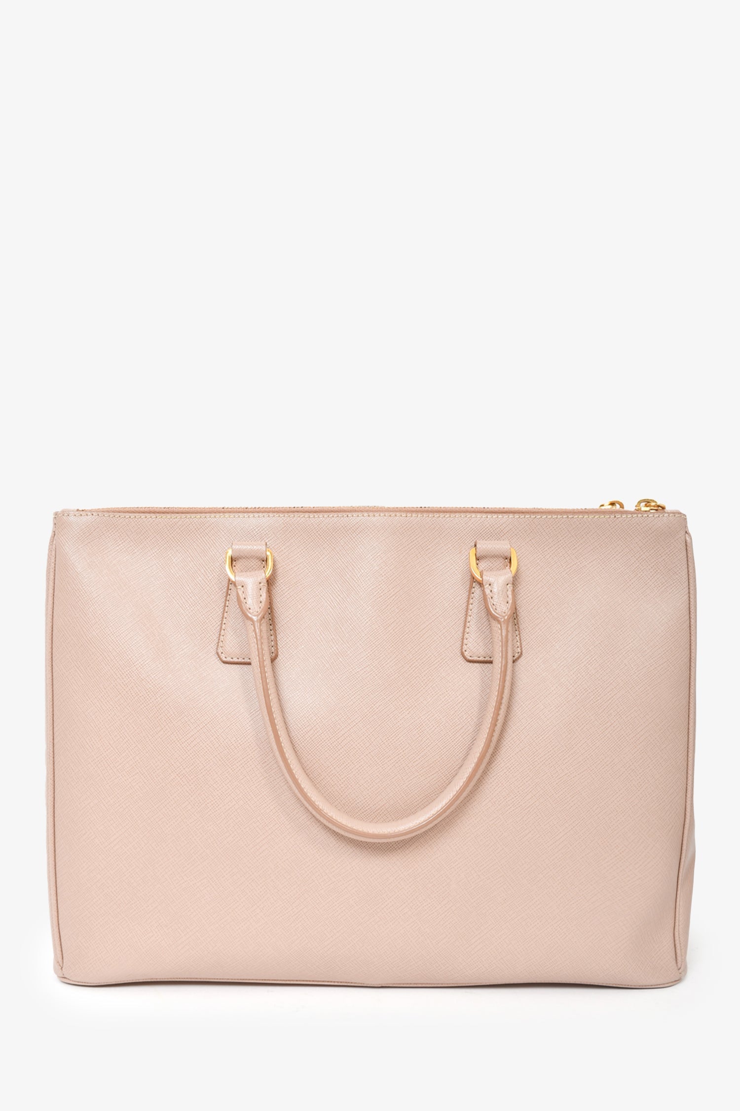 Prada Tan Saffiano Leather Large Galleria Tote Bag