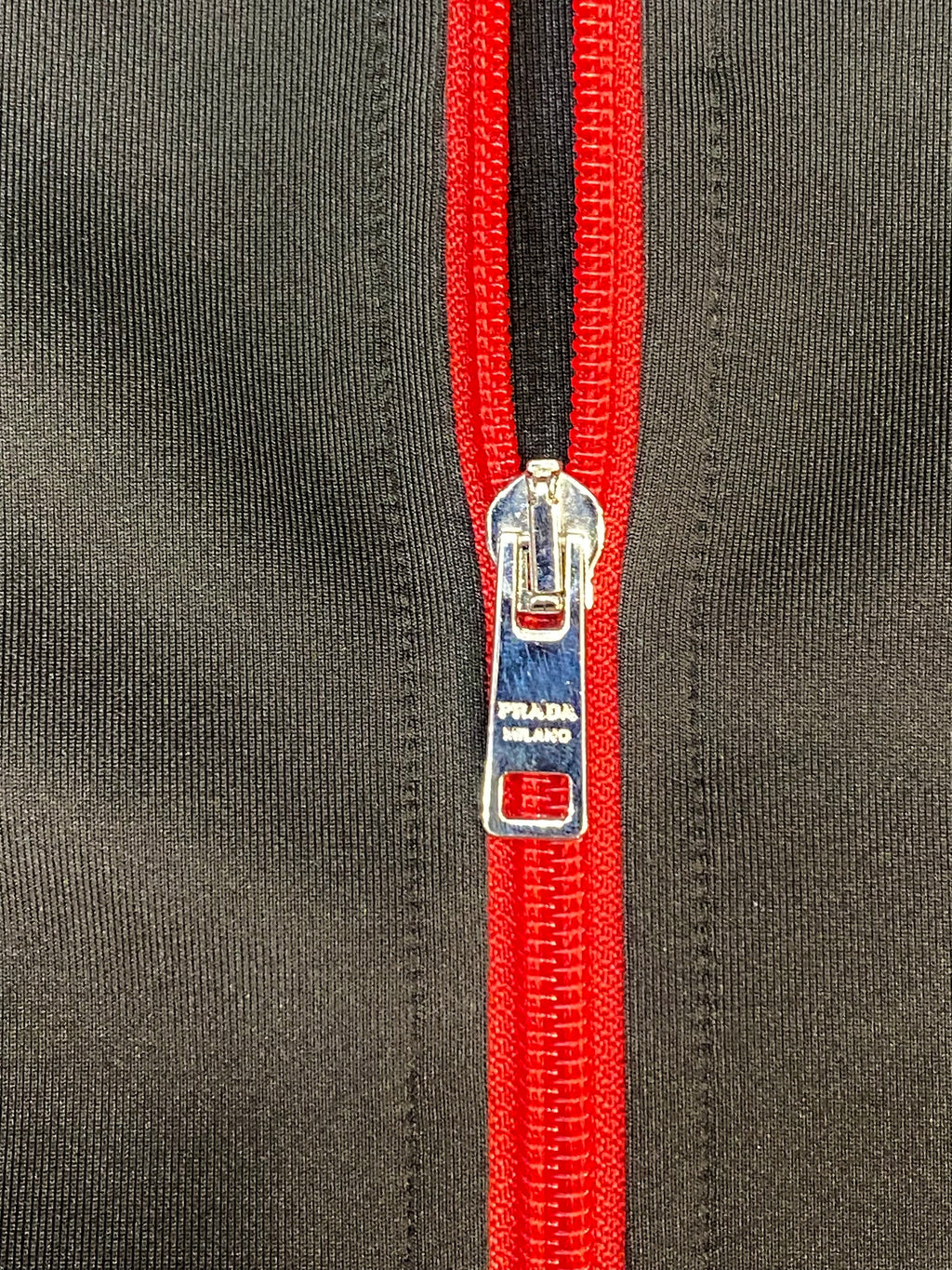 PRADA LINEA ROSSA LOGO ZIP TRACK JACKET