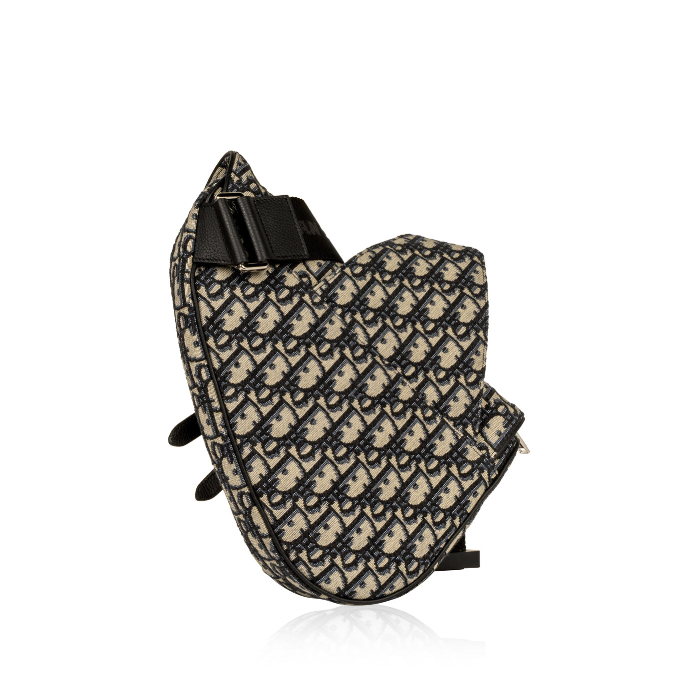 Christian Dior Mens Saddle Bag - Oblique Canvas