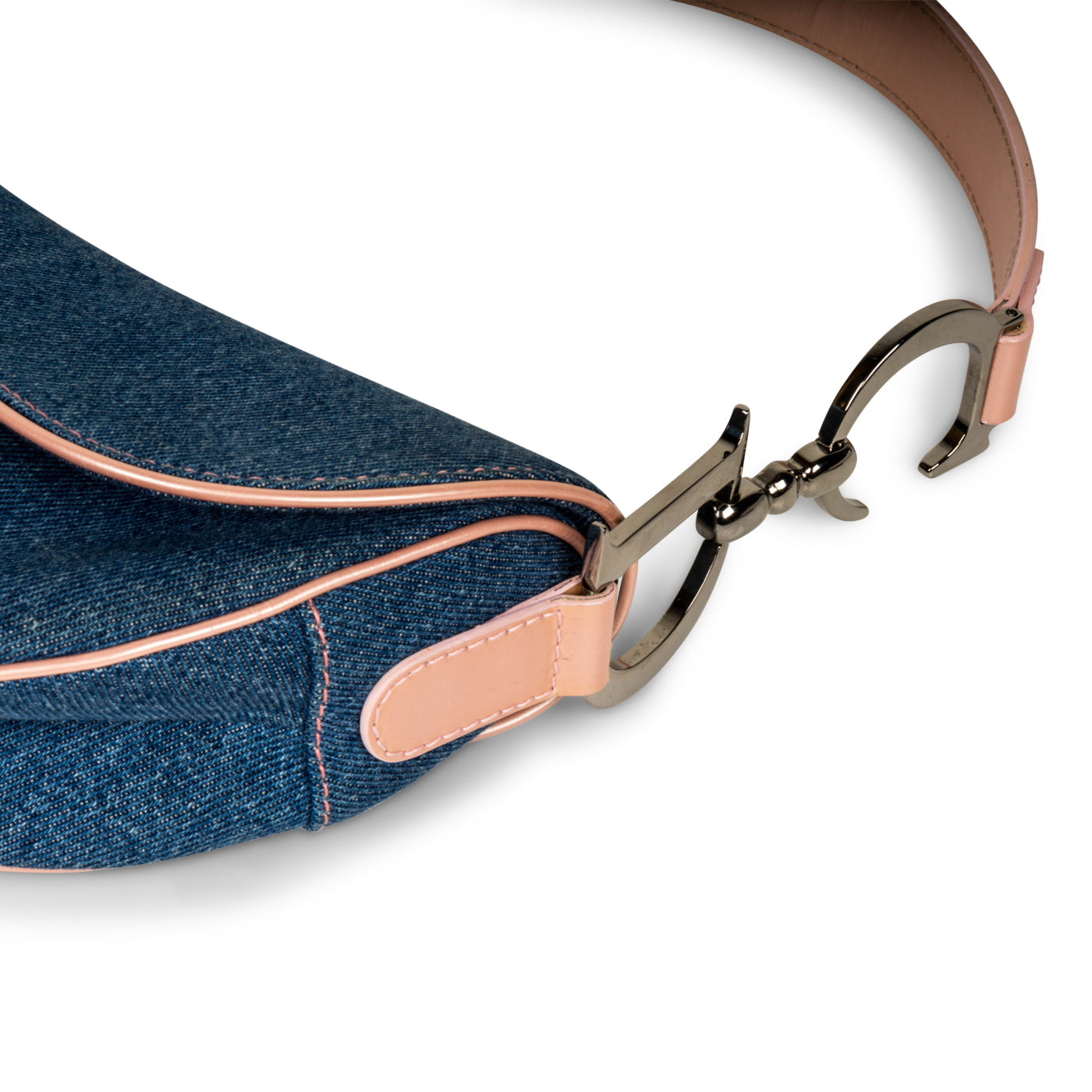 Christian Dior Vintage Saddle Bag - Denim