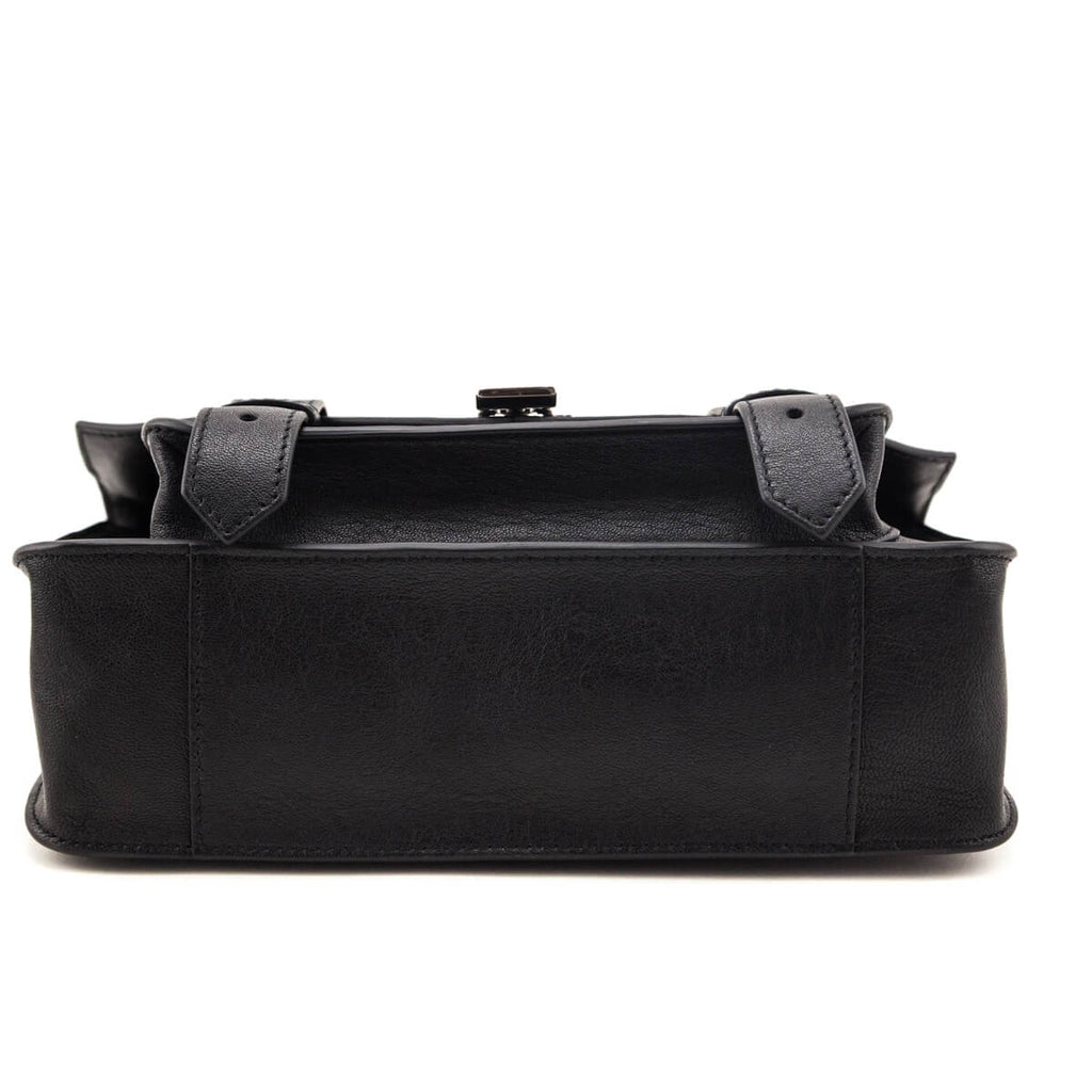 Proenza Schouler Black Lambskin Tiny PS1 Satchel